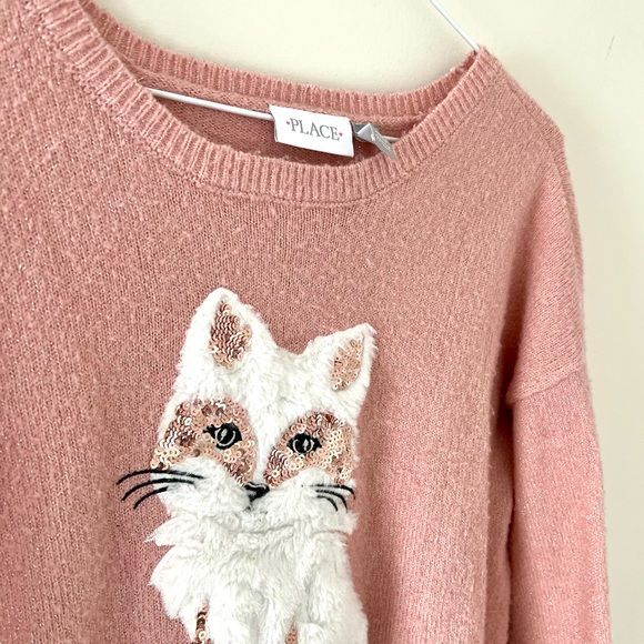 Light Pink Fox Sweater - Picture 3 of 3
